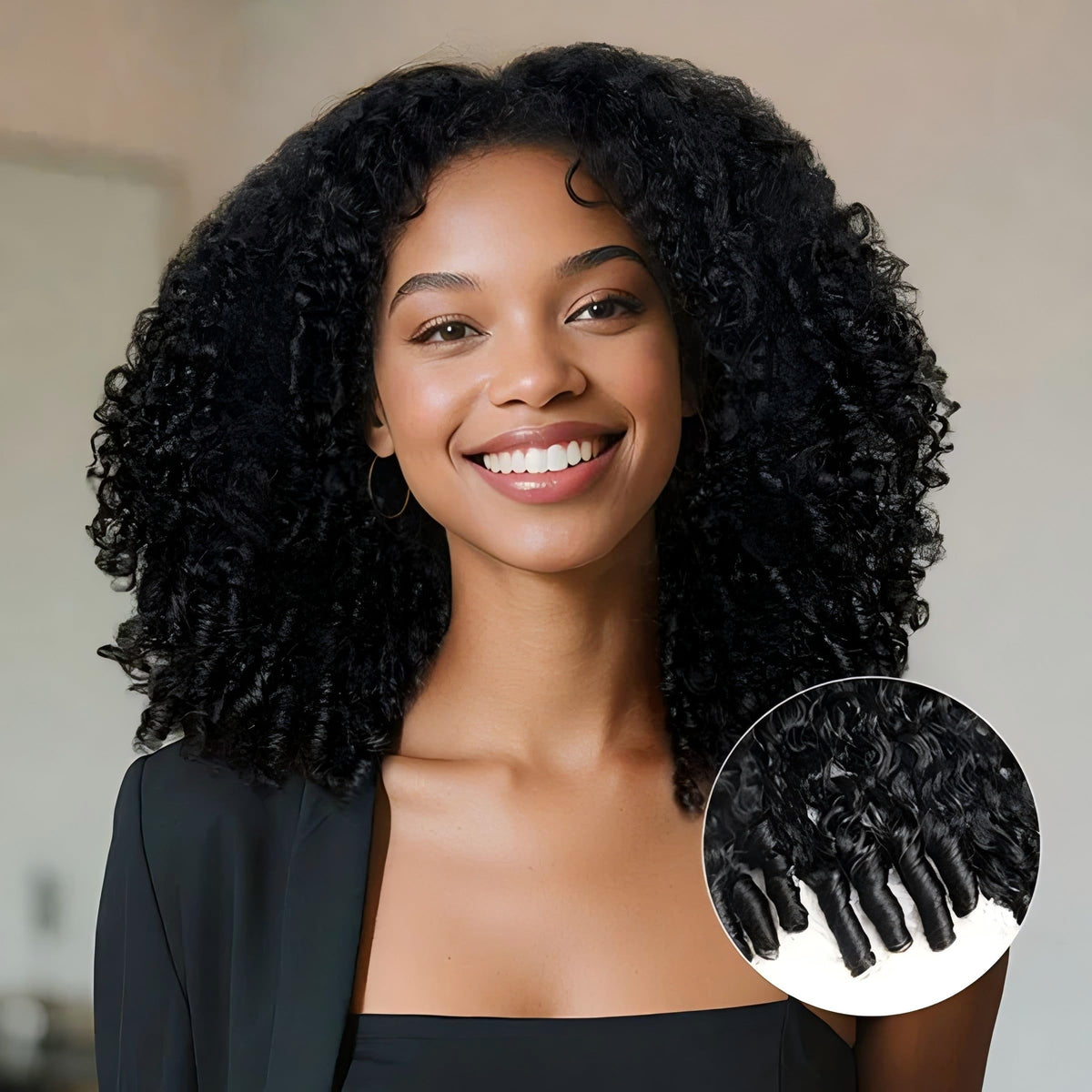ISEE beginner friendly wig suitable for daily use
