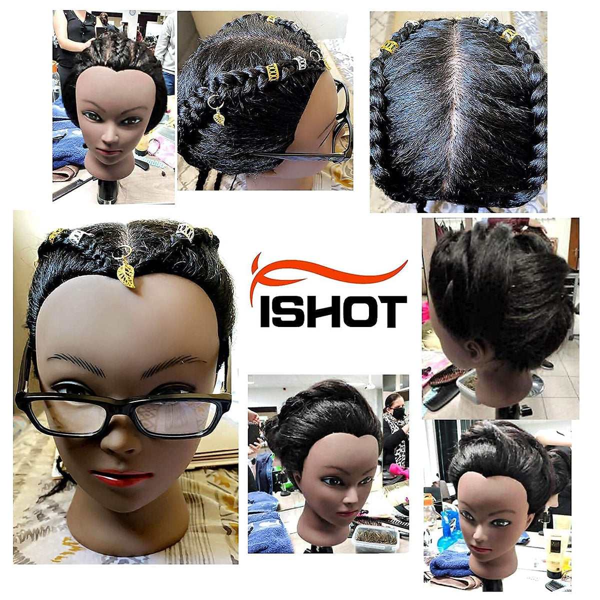 ISHOTAIME complete styling practice with curling and straightening