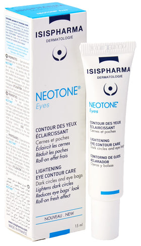 IsisPharma Neotone Lightening Eye Contour packshot for a brighter under-eye area.
