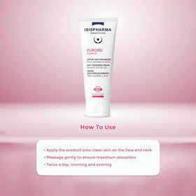 IsisPharma Ruboril Expert S packaging display showing 30ml tube for daily care.