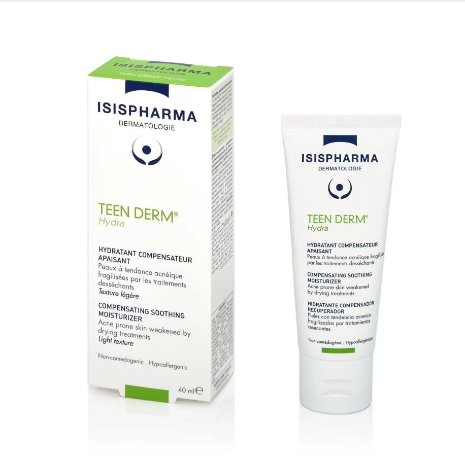 IsisPharma soothing compensating cream tube demonstrating lightweight hydration