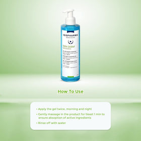 IsisPharma Teen Derm Gel Sensitive packaging on shelf for easy everyday use