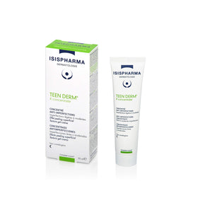 IsisPharma Teen Derm K Concentrate dropper enables precise application of treatment.