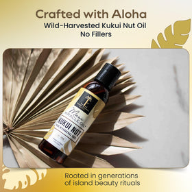 Hair oil application by Island Essence for smoother strands