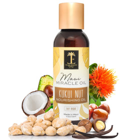 Island Essence Kukui Nut Nourishing Oil bottle for daily body and hair care