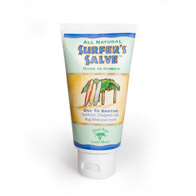 Island Soap & Candle Works Surfer's Salve tube front view for on-the-go skin care