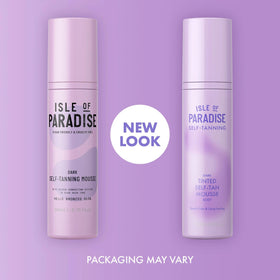 Isle of Paradise guide color mousse creates a flawless instant bronze.