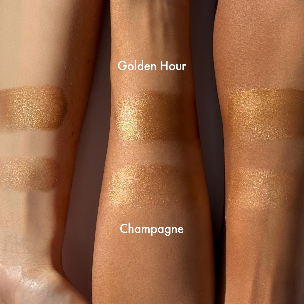 Isle of Paradise Sunny Serum Champagne applied as primer for a smooth base