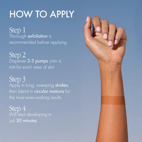 Isle of Paradise vegan cruelty-free self-tanner for radiant skin.