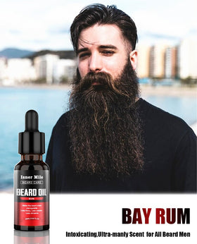 ISNER MILE beard oil kit five-pack collection, versatile scents for different days.