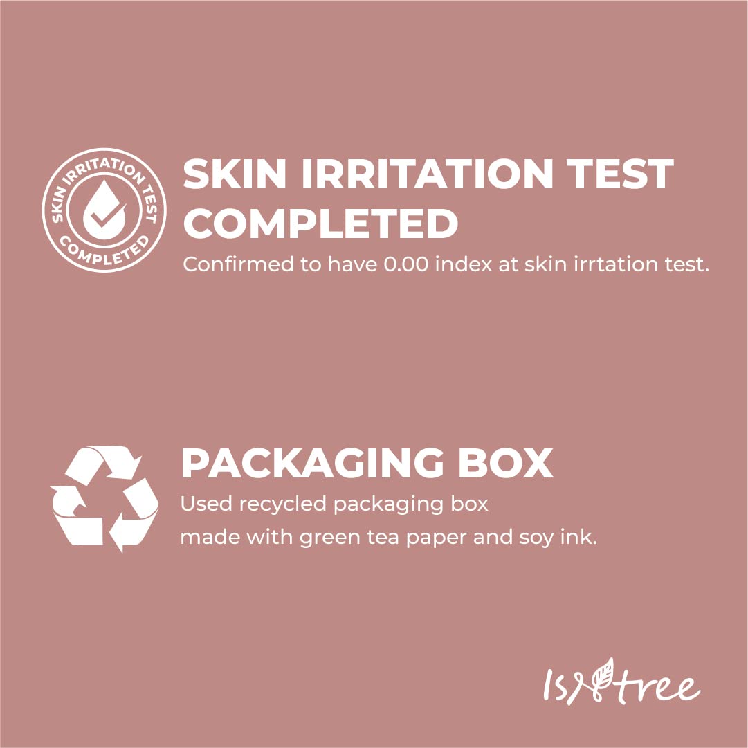 ISNTREE Chestnut AHA 8% Clear Essence beside chestnut shells highlighting upcycling