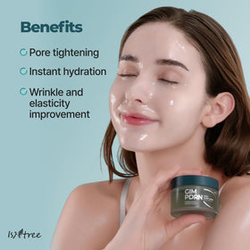 IsNtree Gim PDRN Deep Sleep Mask gel layer delivers hydration while you sleep.
