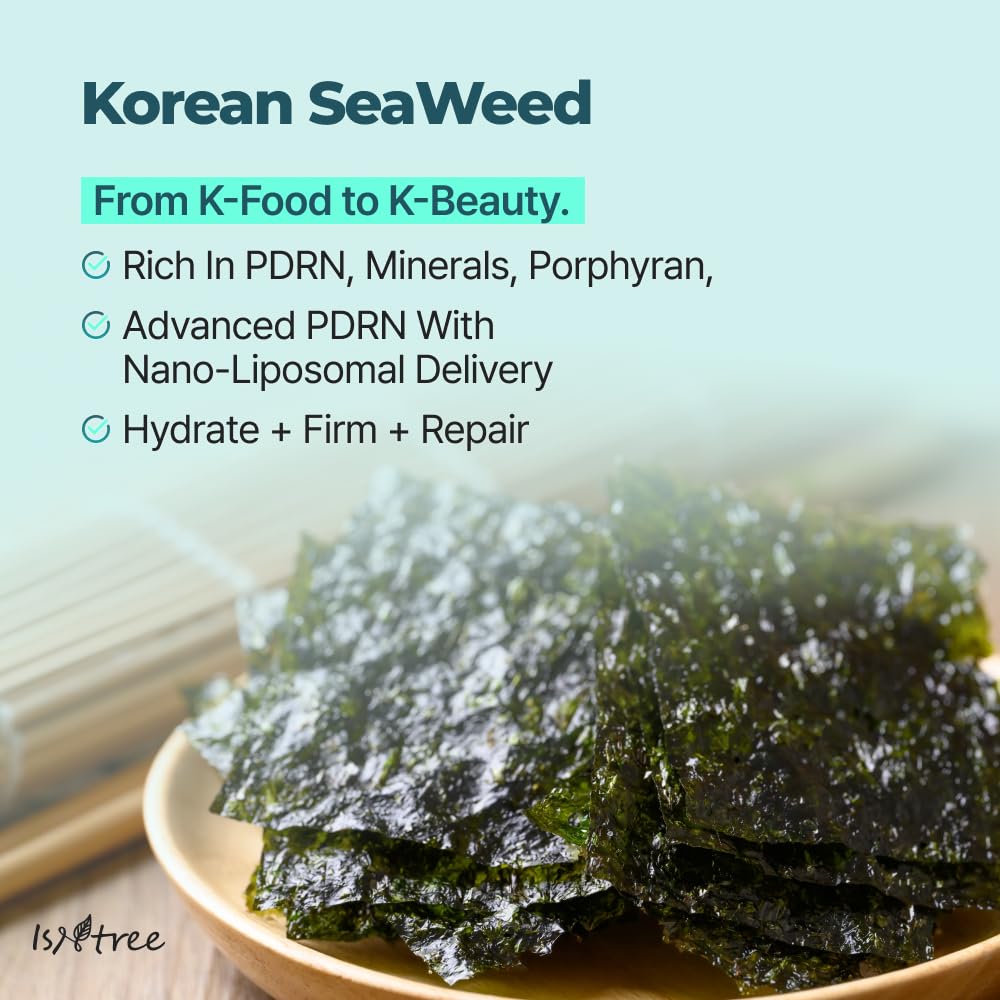 IsNtree Gim PDRN Deep Sleep Mask texture closeup reveals translucent gel.
