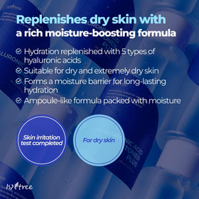 IsNtree Hyaluronic Acid Toner cotton pad application aids skin hydration prep