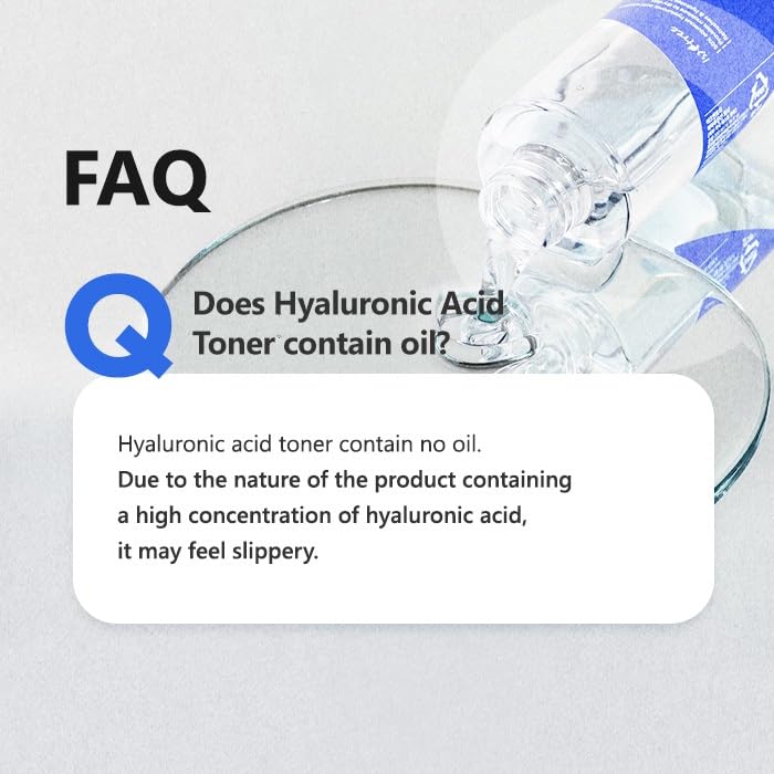 IsNtree Hyaluronic Acid Toner application on face during routine