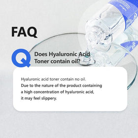 IsNtree Hyaluronic Acid Toner application on face during routine