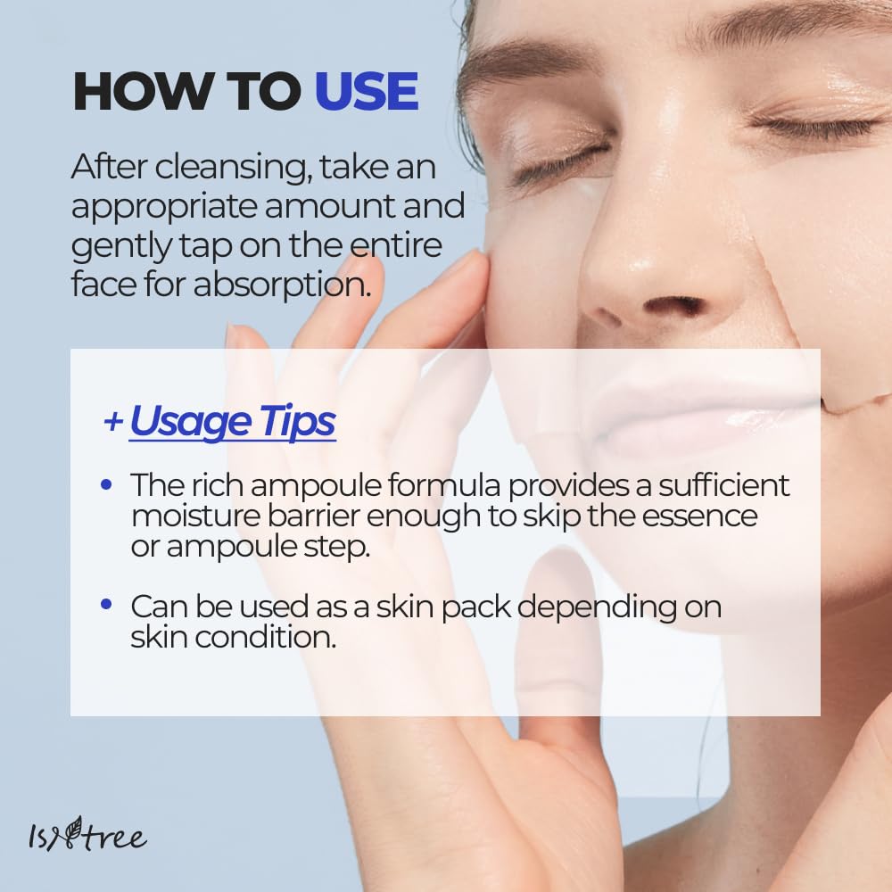 IsNtree Hyaluronic Acid Toner ingredients swatch showcases five hyaluronic acids