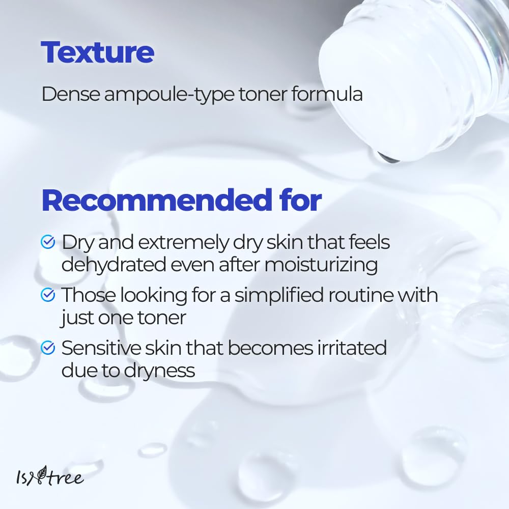 IsNtree Hyaluronic Acid Toner packaging and bottle on vanity
