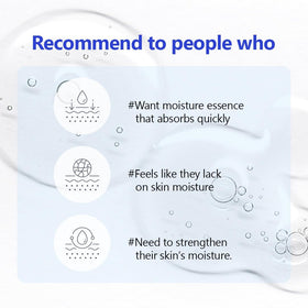 ISNTREE Hyaluronic Acid Water Essence pump dispensing a drop