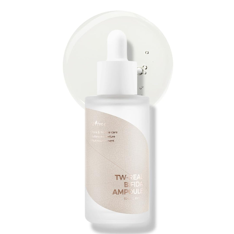 IsNtree TW-Real Bifida Collagen Ampoule bottle pour hydration and nourishment.
