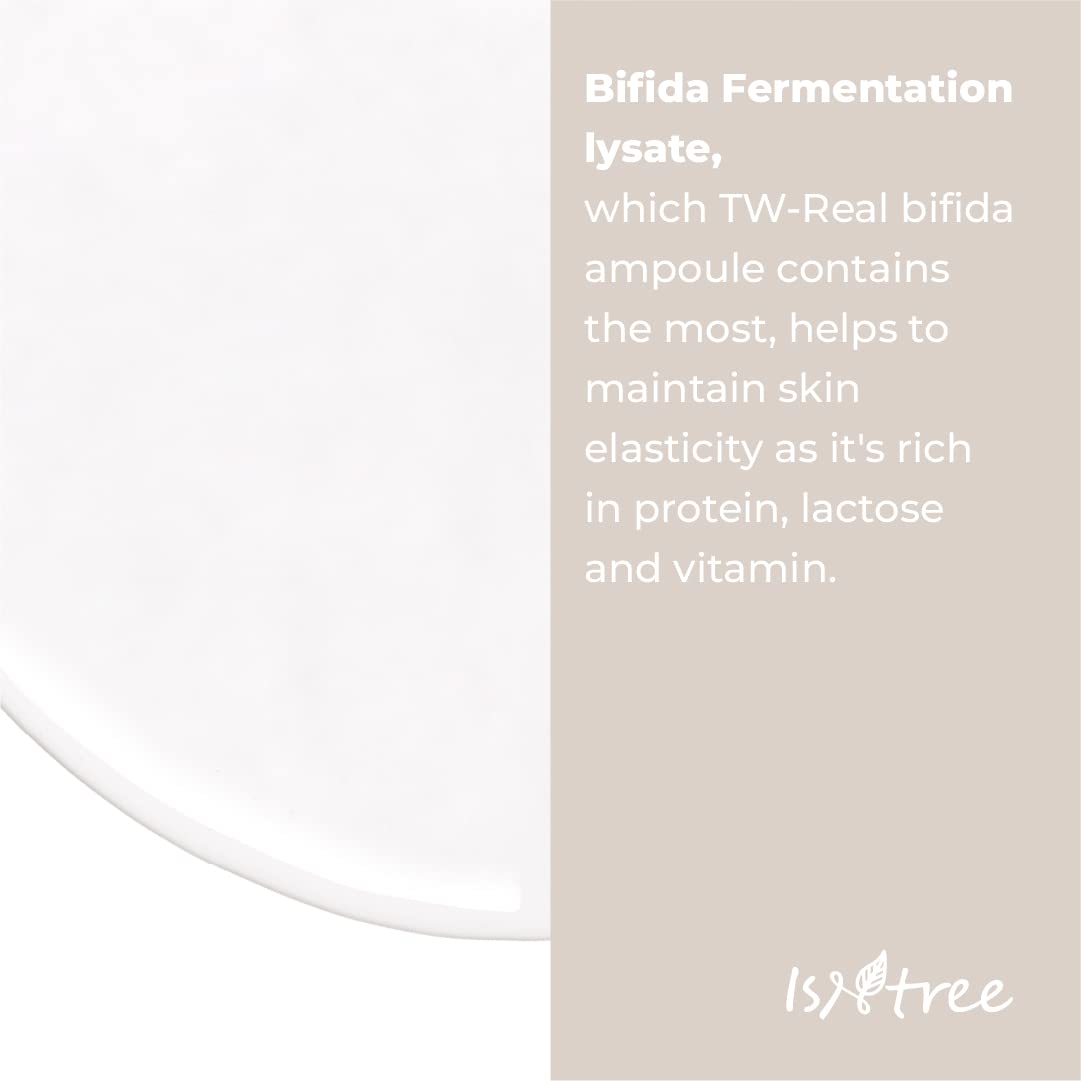 IsNtree TW-Real Bifida Collagen Ampoule 88% bifida ferment lysate and peptides.