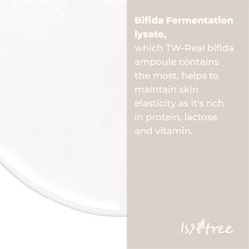 IsNtree TW-Real Bifida Collagen Ampoule 88% bifida ferment lysate and peptides.
