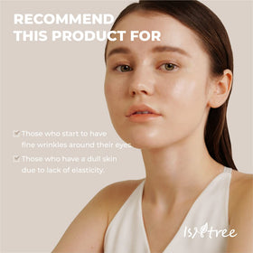 IsNTREE TW-REAL Eye Cream daily-use scenario beside skincare routine.