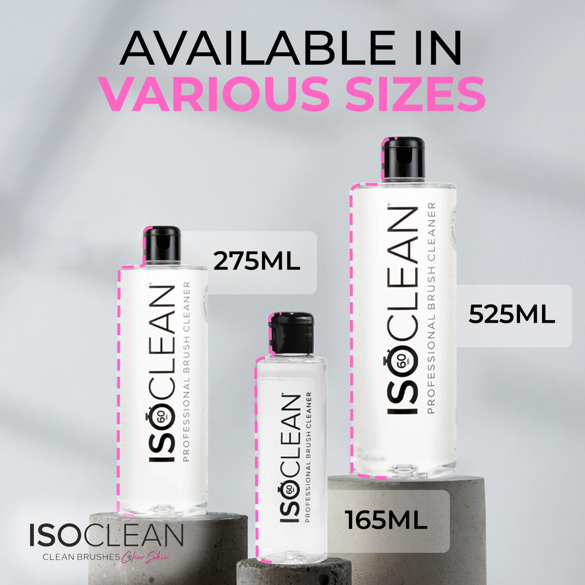 Isoclean brush collection shows hygienic maintenance for tools