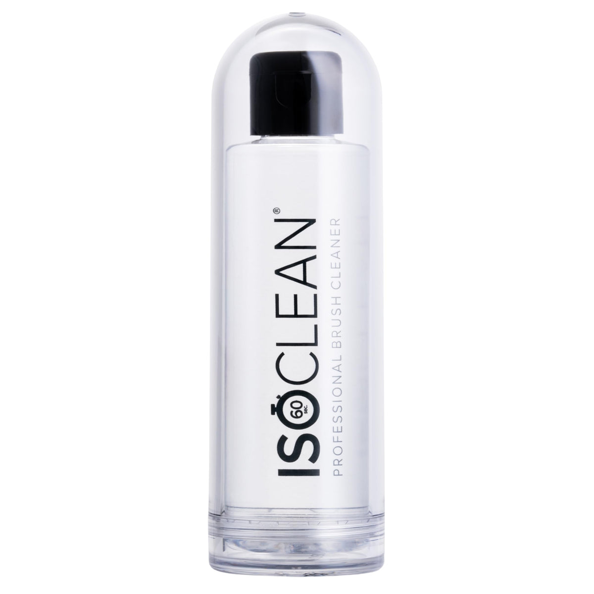 Isoclean Makeup Brush Cleaner bottle pour demonstrates easy dispensing for quick cleaning