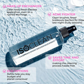 Isoclean makeup brush cleaner refill pouch convenient and cost-efficient for ongoing use