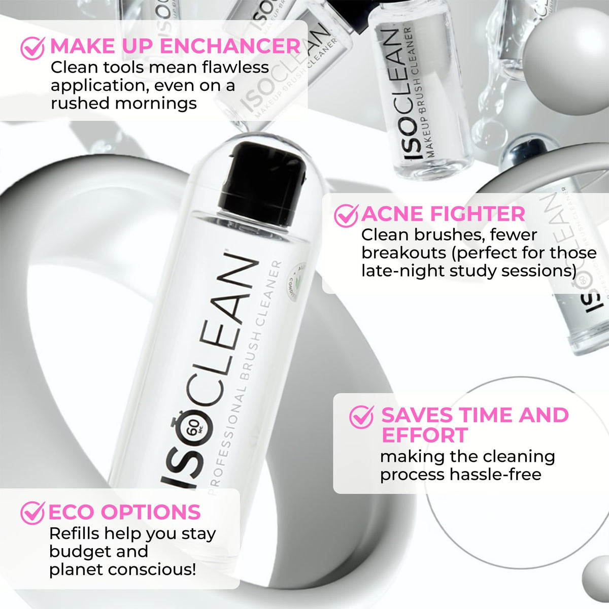 Isoclean packaging highlights professional-grade brush care