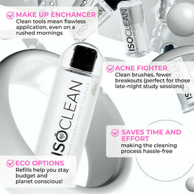 Isoclean packaging highlights professional-grade brush care