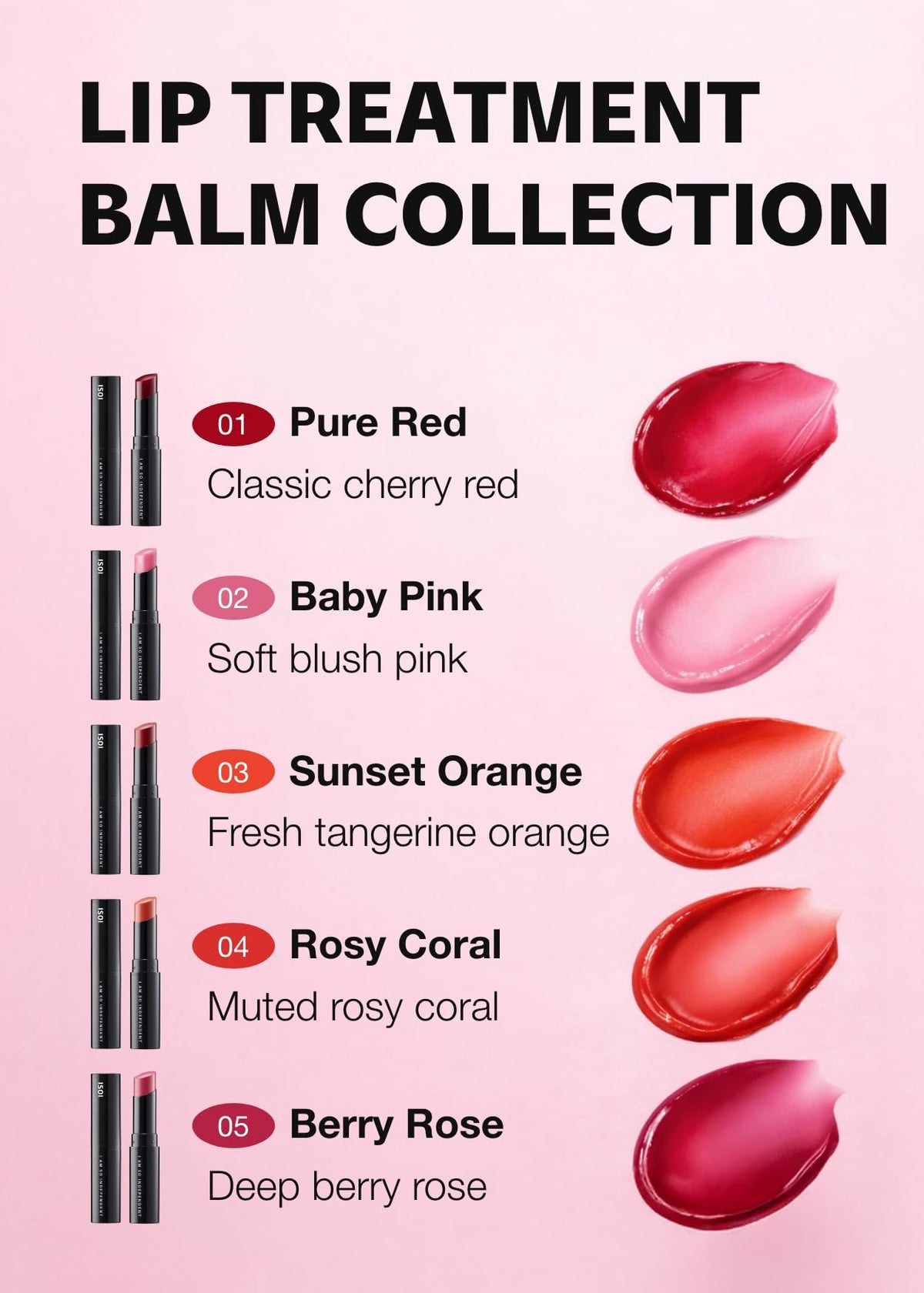 ISOI Bulgarian Rose Lip Treatment Balm shines on no makeup days.