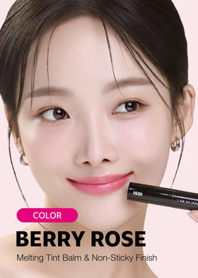 ISOI Bulgarian Rose Lip Treatment Balm gentle vegan formula for sensitive lips.