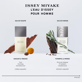 Issey Miyake L'Eau d'Issey Pour Homme packaging box, luxurious gift-ready presentation.