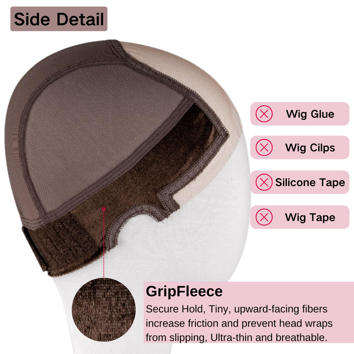 Isshin Beauty adjustable Velcro headband offers customizable fit