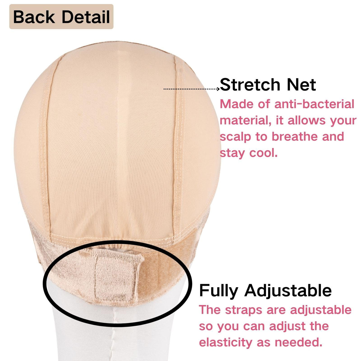 Isshin Beauty medium size label indicating proper sizing for heads.