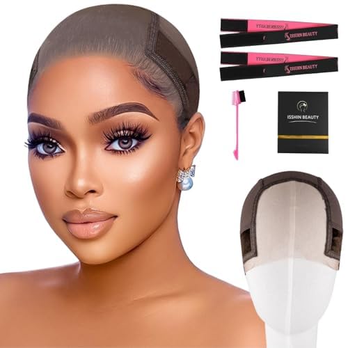 Isshin Beauty lace wig grip cap snug-fit secures wig wear