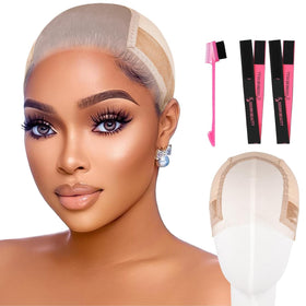Isshin Beauty wig grip cap 4x5 lace for seamless lace-front blending and natural hairline.