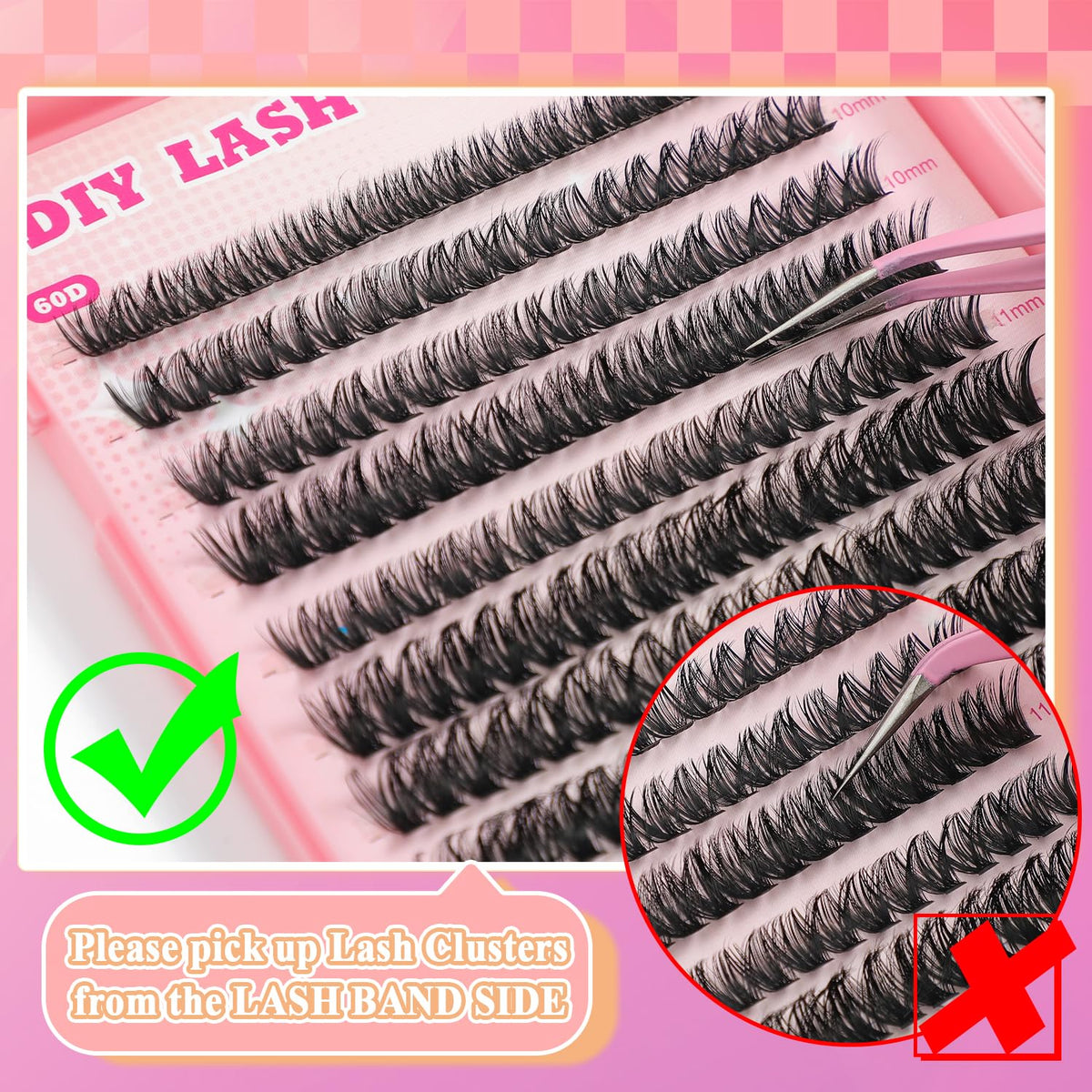 ISTGIFT precision tweezers and brush for easy application