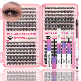 ISTGIFT Lash Clusters Kit contents bundle for at-home lash styling.