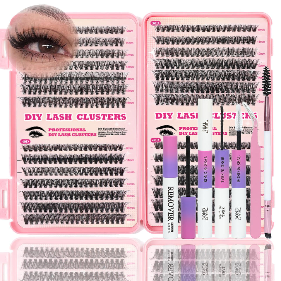 ISTGIFT Lash Clusters Kit contents bundle for at-home lash styling.