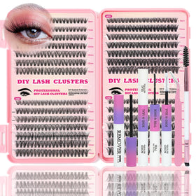 ISTGIFT lash clusters kit packaging for at home lash styling