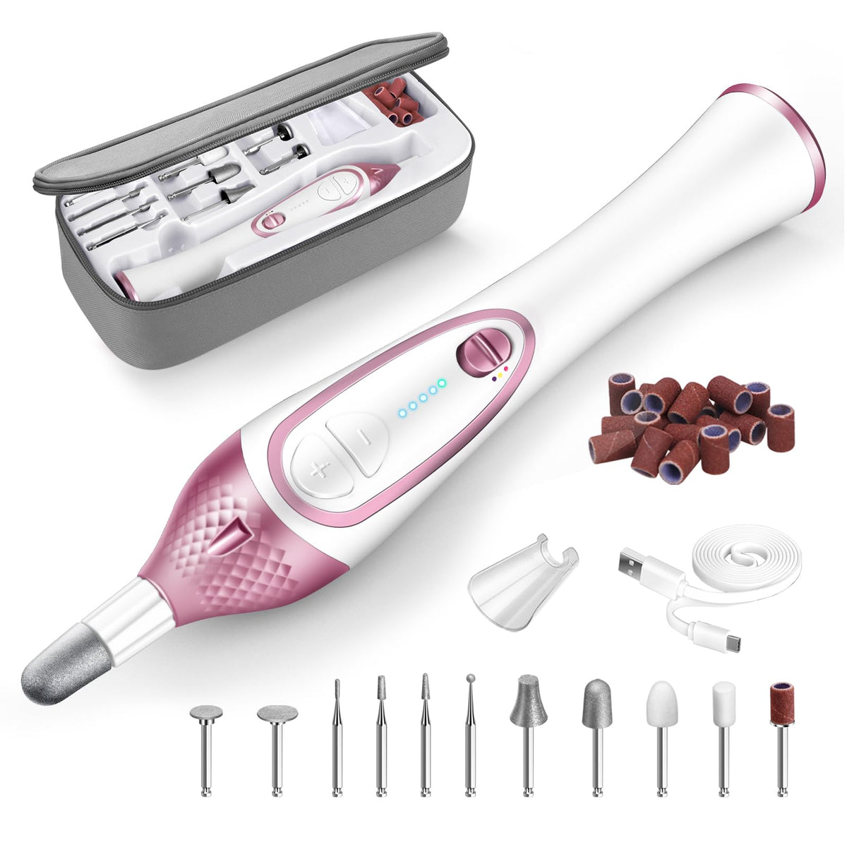 ISTON manicure pedicure kit front view for at-home salon results