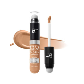 IT Cosmetics Bye Bye Dark Spots bottle highlights the brightening serum formula.
