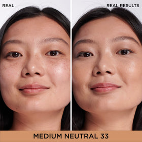 IT Cosmetics built-in kabuki brush blends concealer for seamless finish.