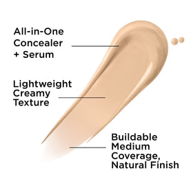 IT Cosmetics Bye Bye Dark Spots serum texture swirl shows niacinamide and caffeine in action