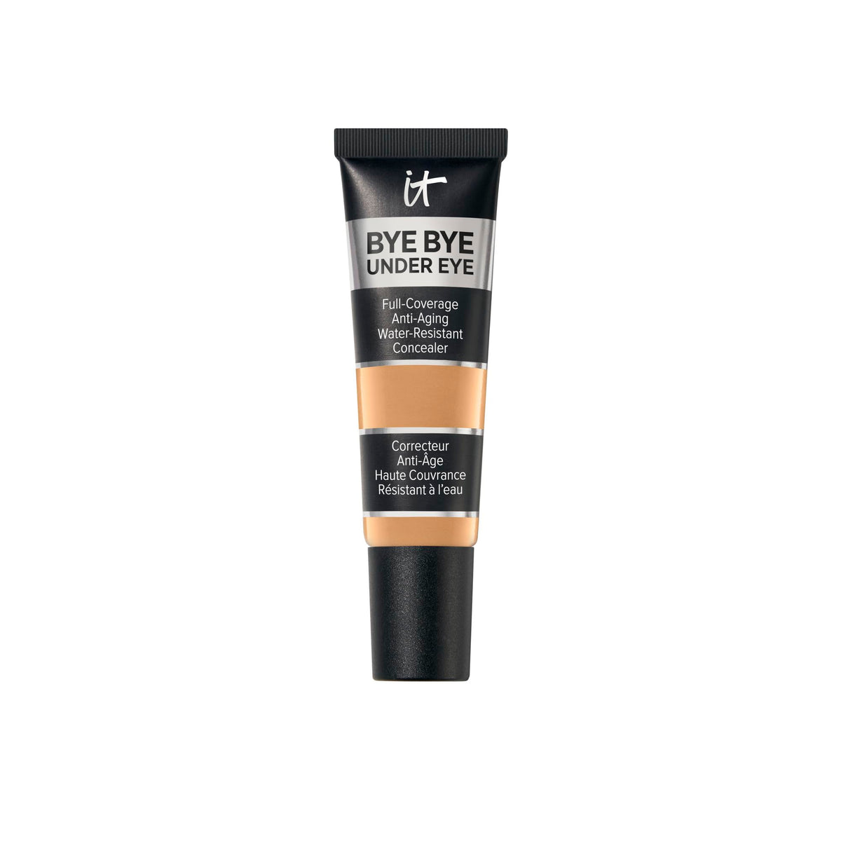 IT Cosmetics Bye Bye Under Eye Concealer Medium Amber packaging highlights long-lasting coverage