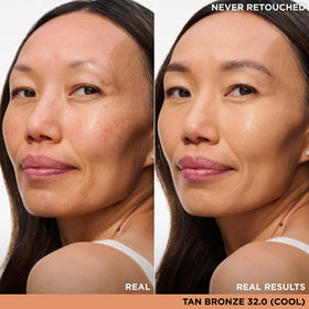 IT Cosmetics Bye Bye Under Eye Concealer Tan Bronze cream texture showcasing rich coverage