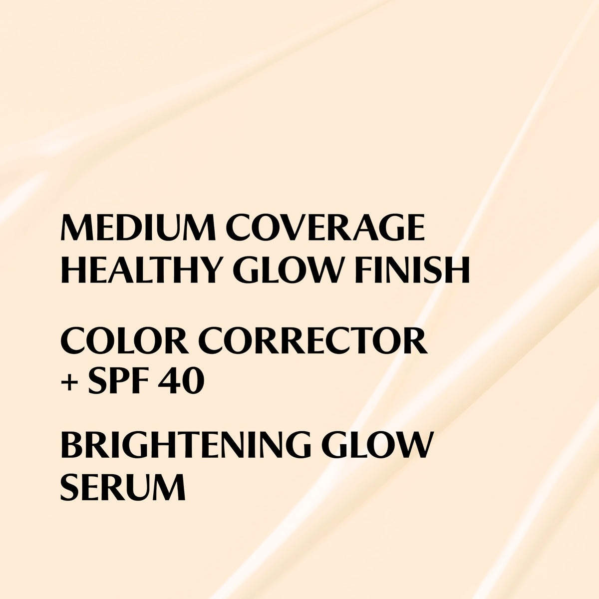 IT Cosmetics CC+ Nude Glow SPF 40 label for sun protection in daylight